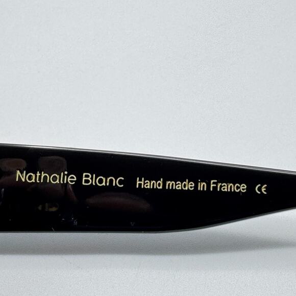 Nathalie Blanc Sunglasses Zaza C196 Black Butterfly Gradient Lens 50-23-145 New